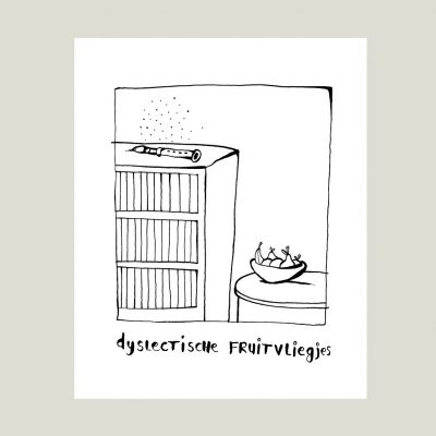 Argibald ansichtkaart Fruitvliegjes 2