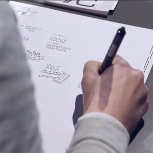 visual notes getekende plaatpraat PlaatPraters Skript