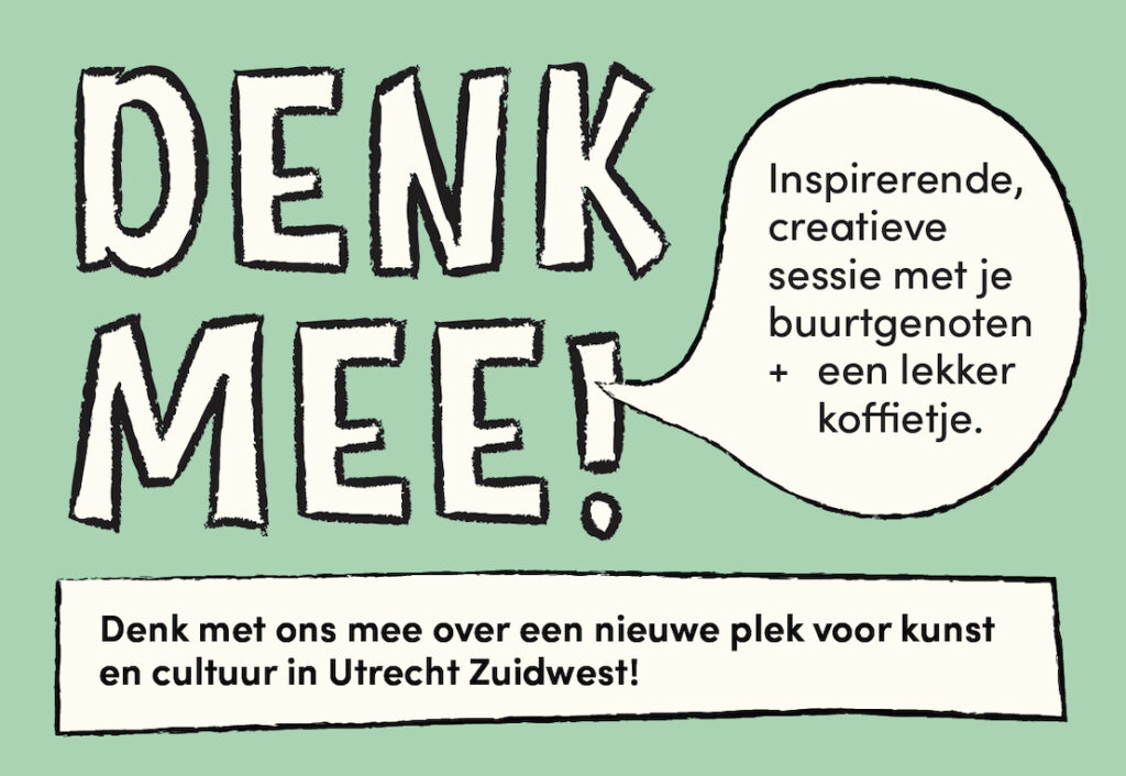Cultuurhuis Utrecht zuidwest denk mee3