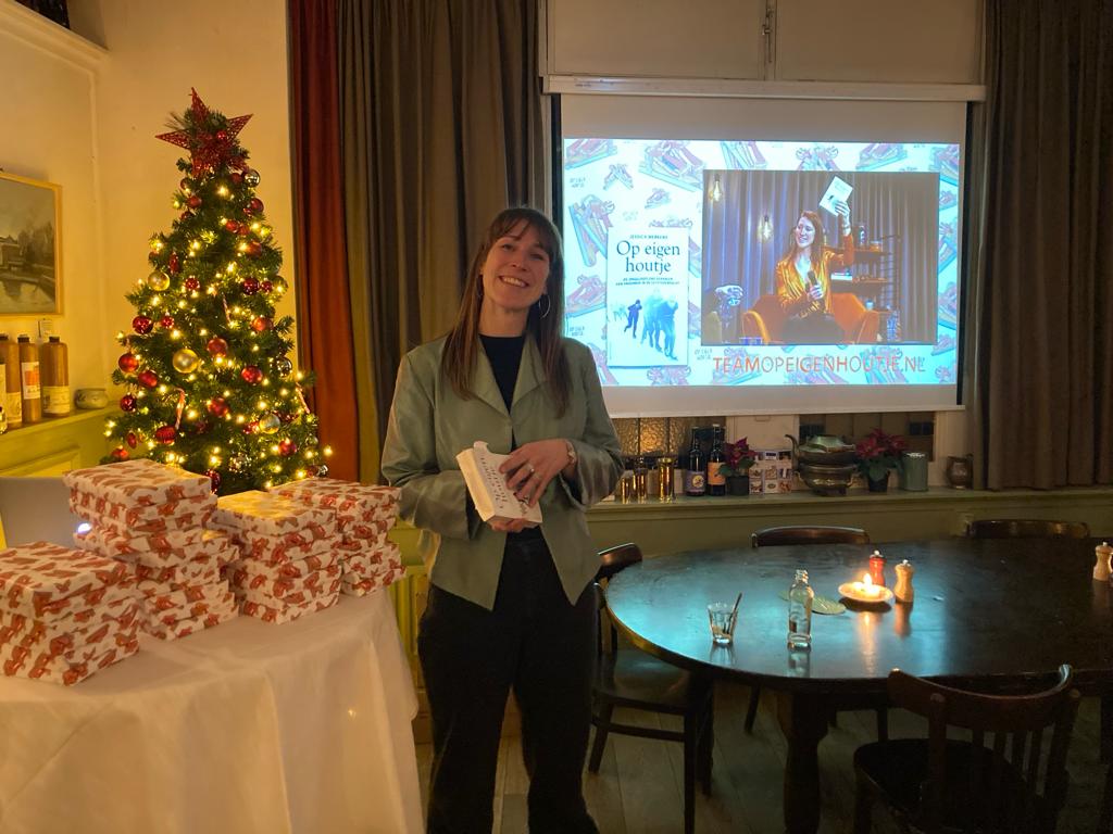 Jessica Merkens lezing keynote op eigen houtje schaatsen elfstedentocht emancipatie kanaal30 utrecht
