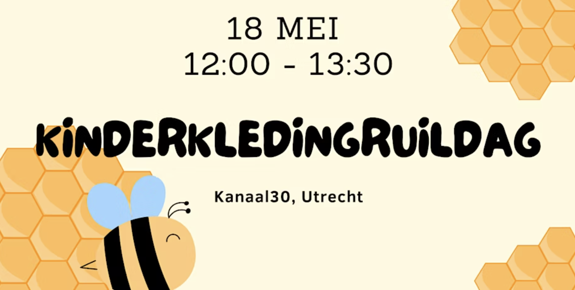 Ruilhaventje kinderkleding ruildag Kanaal30 Utrecht