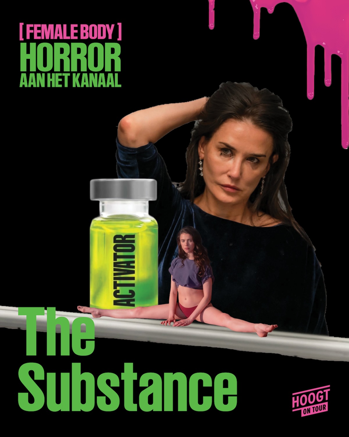 hoogt on tour kanaal30 utrecht female body horror the substance