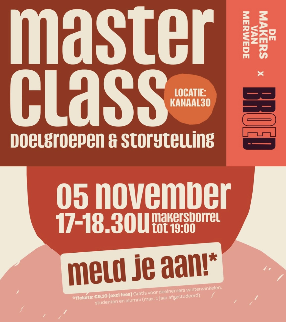 BROED masterclass storytelling en doelgroepen